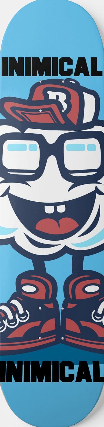 Chill Cloud skateboard deck