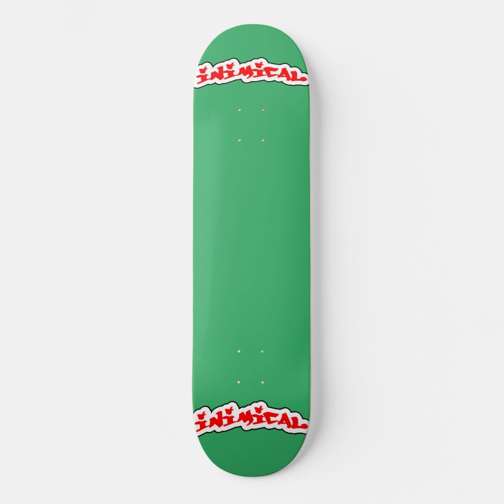 Inimical Perfect Green ChromaKey  Skateboard