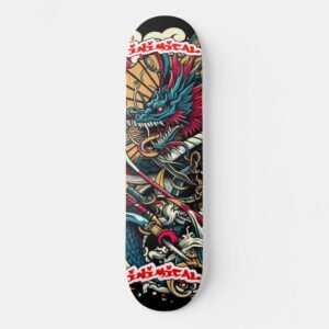 Inimical Japanese Abstract  Skateboard