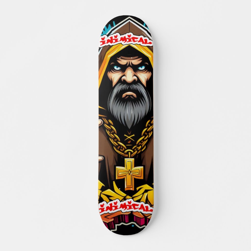 Inimical Mad Monk  Skateboard