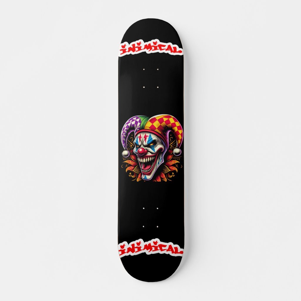 Inimical Wicket Jester  Skateboard
