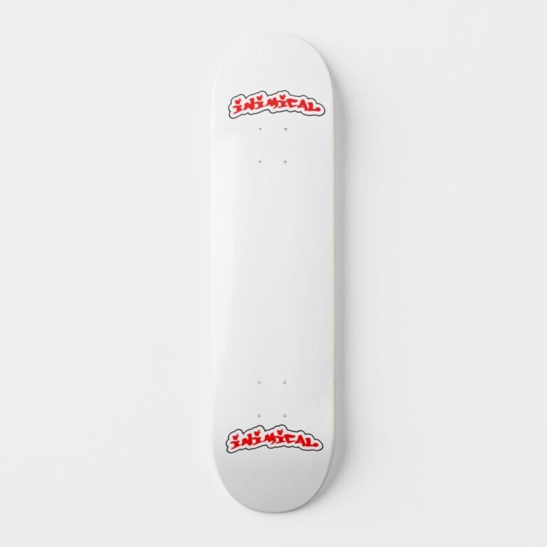 Inimical Classic Tag Logo  Skateboard