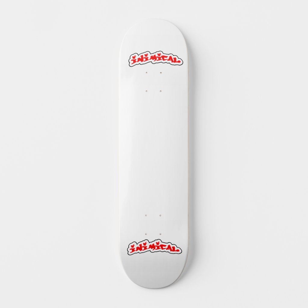 Inimical Classic Tag Logo  Skateboard